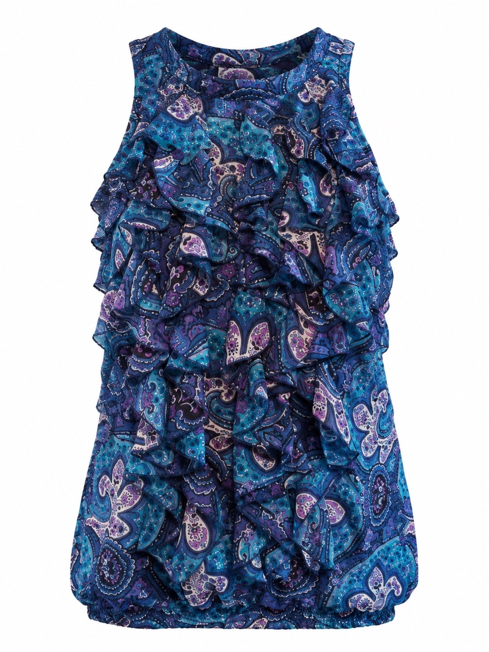 Mossimo ruffle front tank shirt